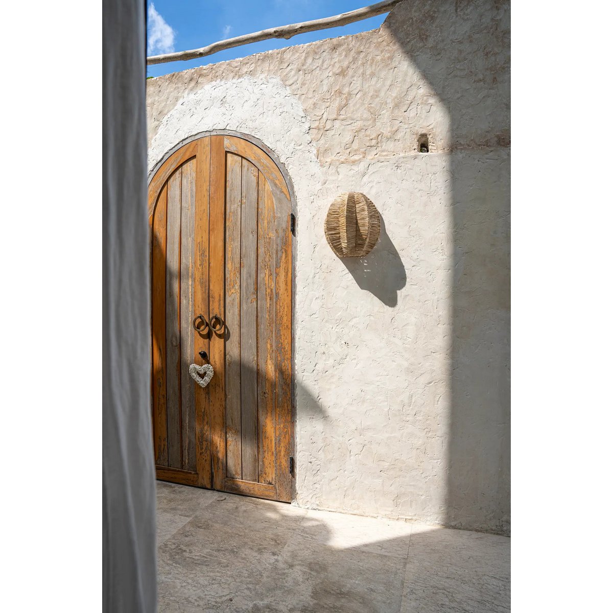 Bazar Bizar - Muurlamp 'Avanti Applique' (Naturel, M)