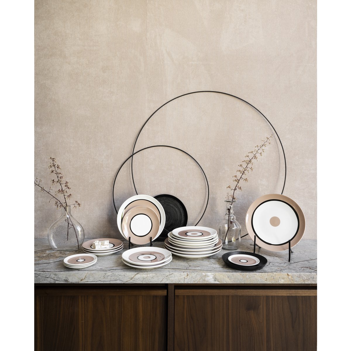 vtwonen - Vase Glass Clear Bottle Shape 11x23cm