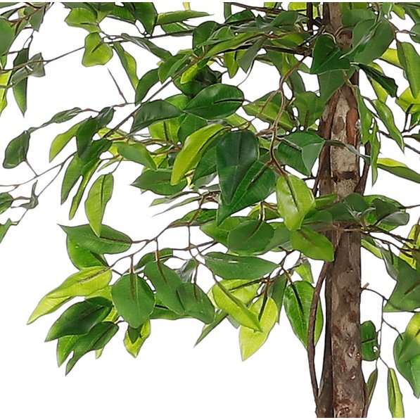 Mica Decorations - Ficus Kunstplant in Bloempot - H150 x Ø50 cm - Groen