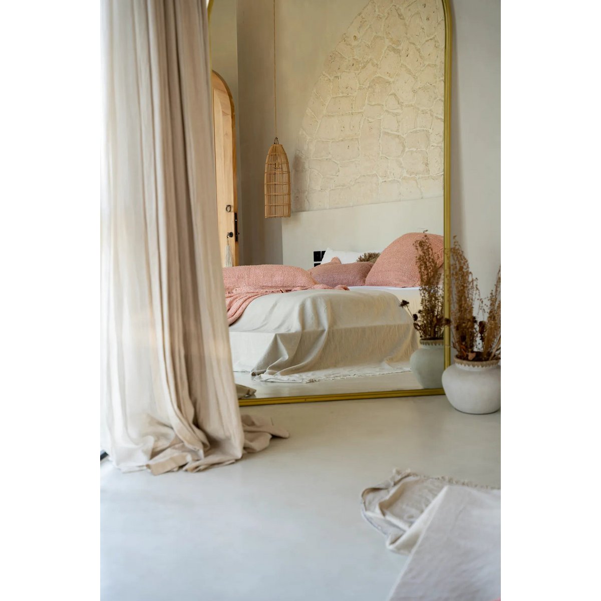 Bazar Bizar - Hanglamp 'Fish' (Naturel, M)