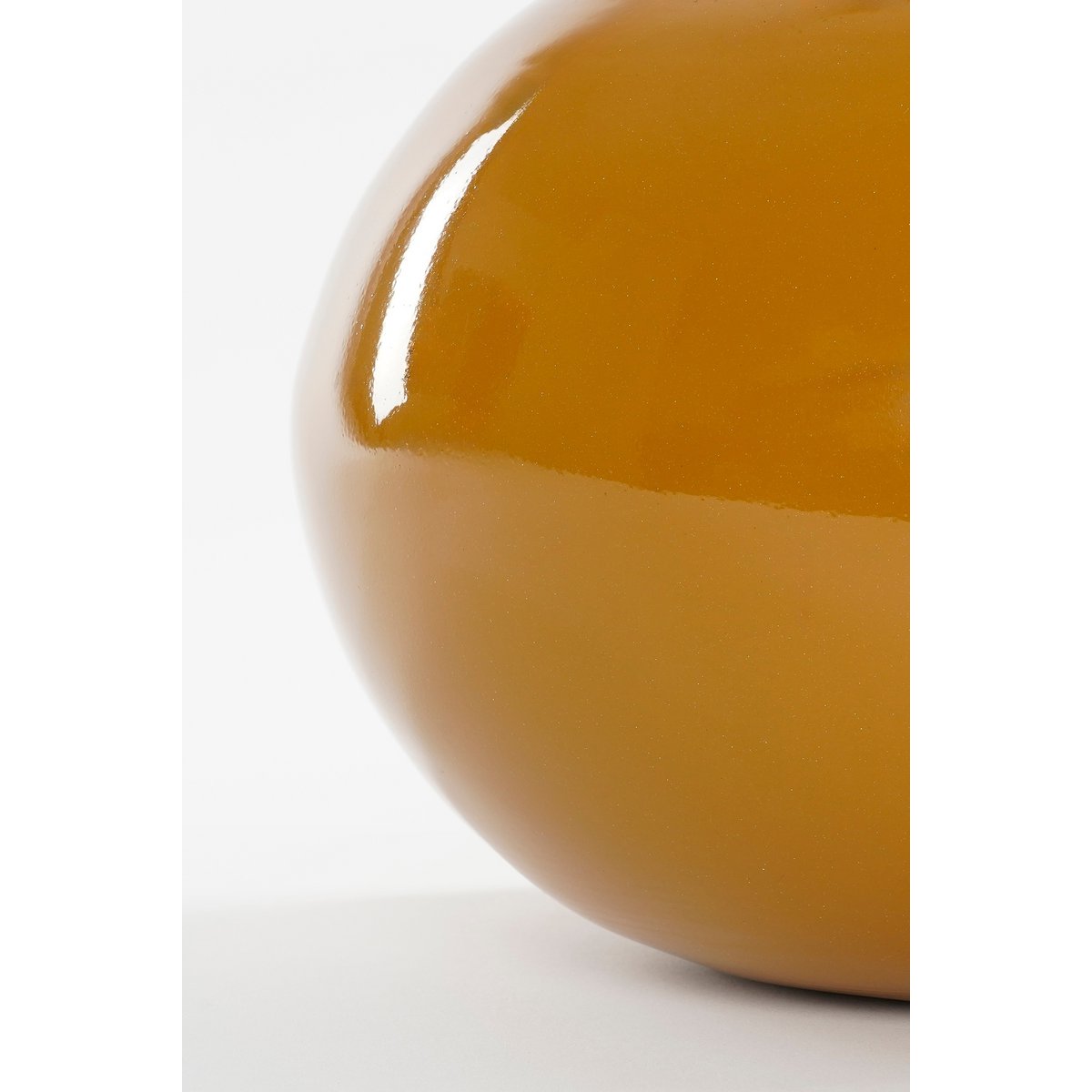 Glimmerdekorationen - Boyd Vase - H36 x Ø25 cm - Metall - Braun