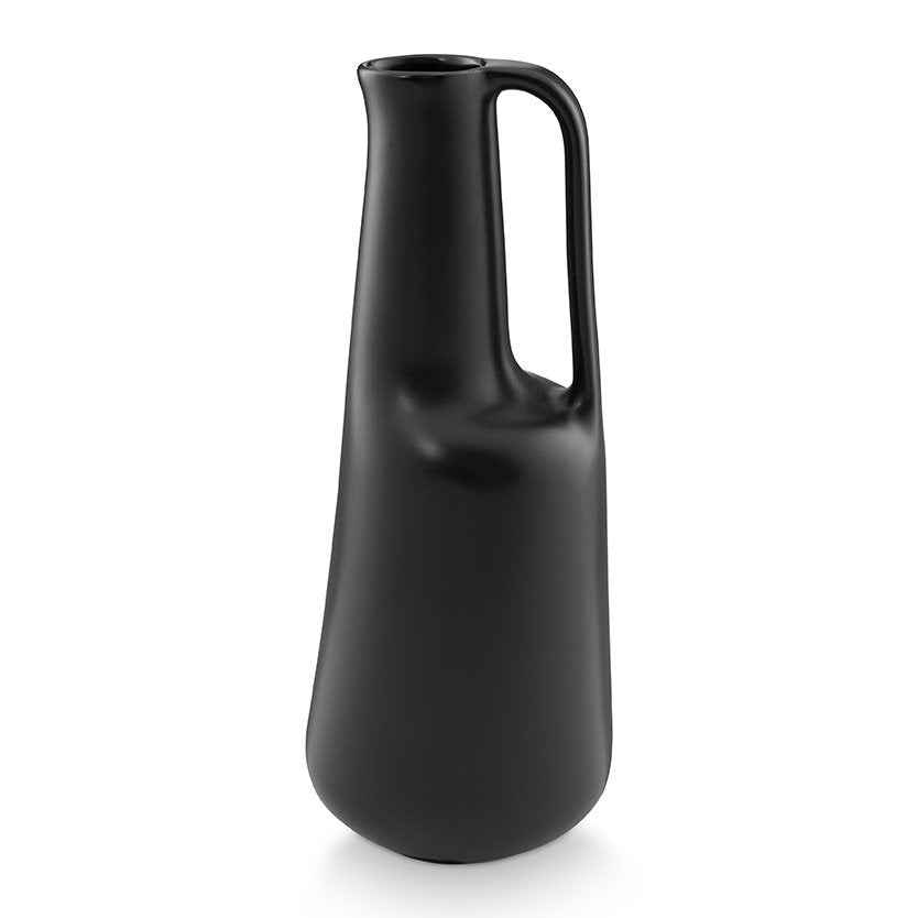 vtwonen - Vaas Zwart Groot 11x26cm