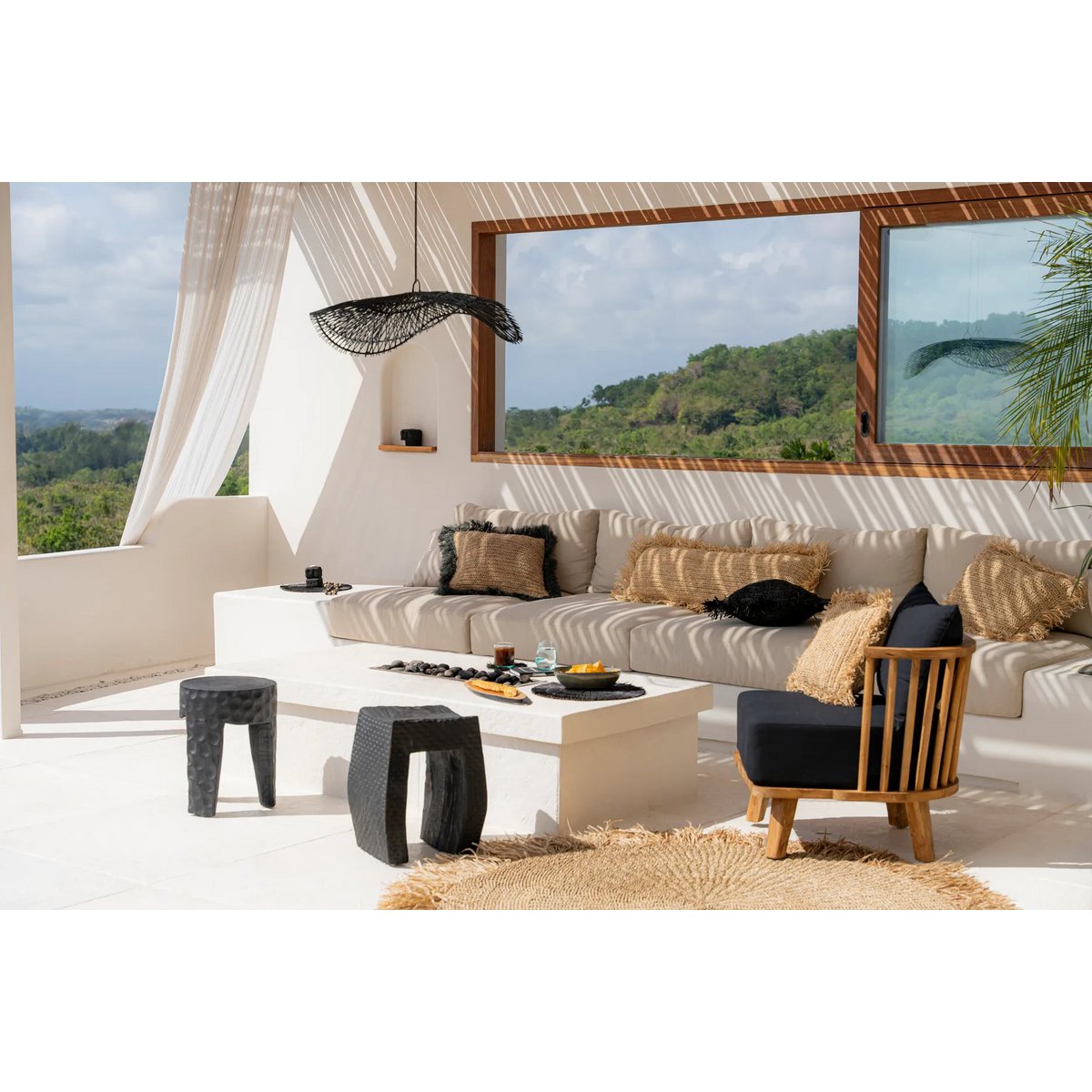 Bazar Bizar - Hängelampe 'Chapeau' (Schwarz, L)