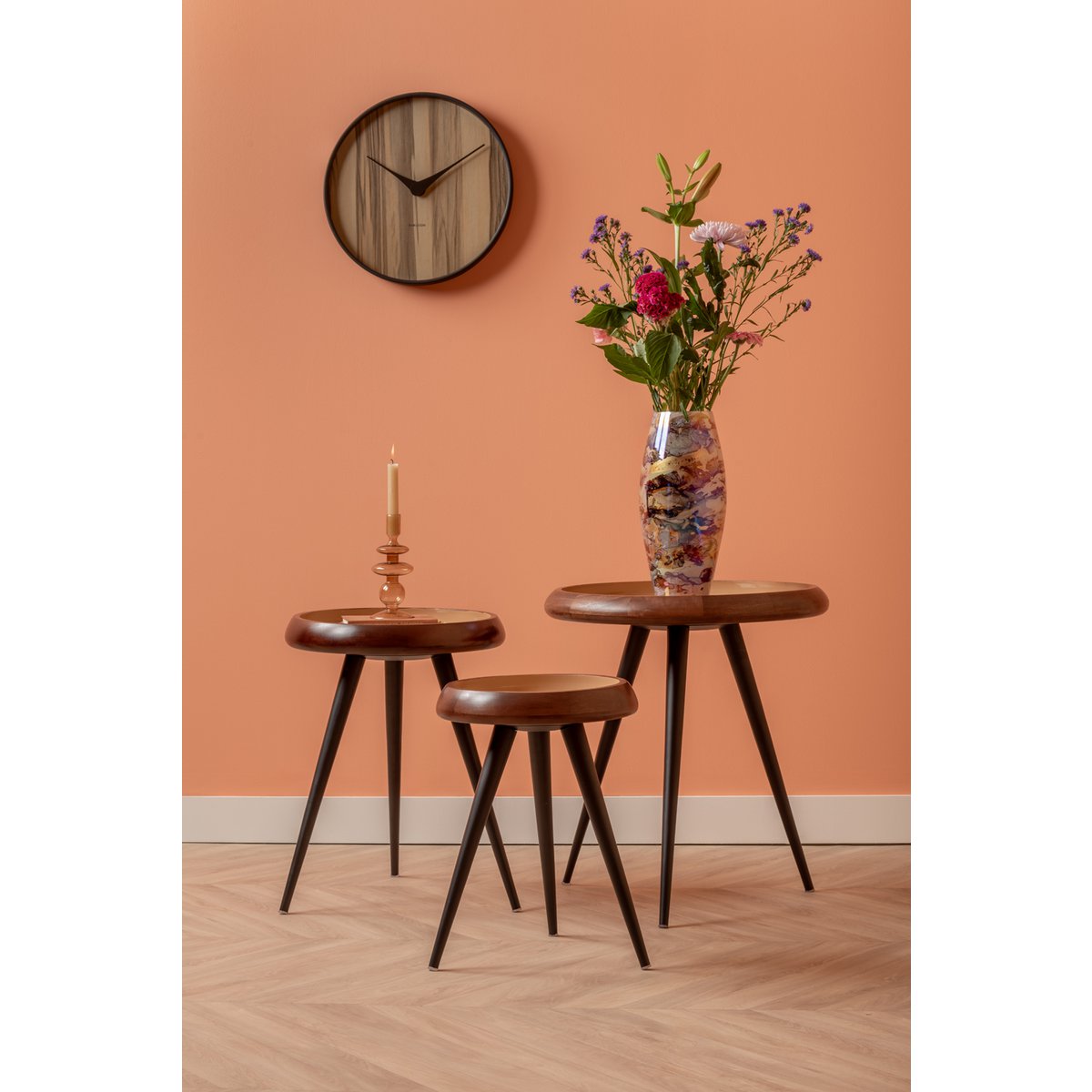 Leitmotiv - Tischset Dreibein mit Metallbeinen