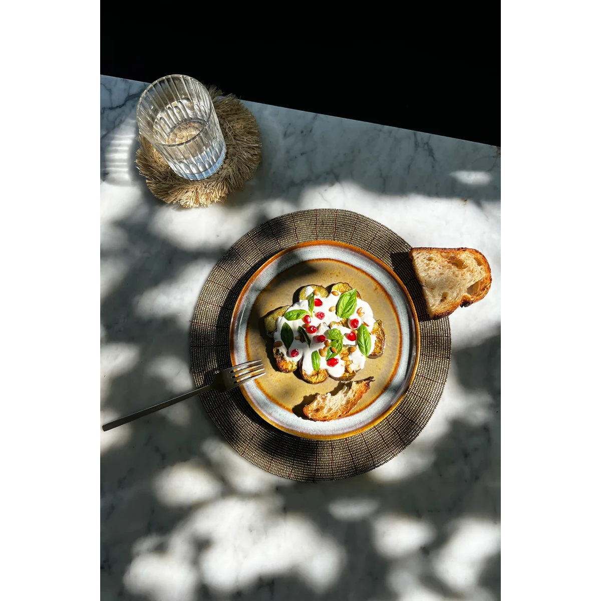 Bazar Bizar - De Beaded Placemat - Goud