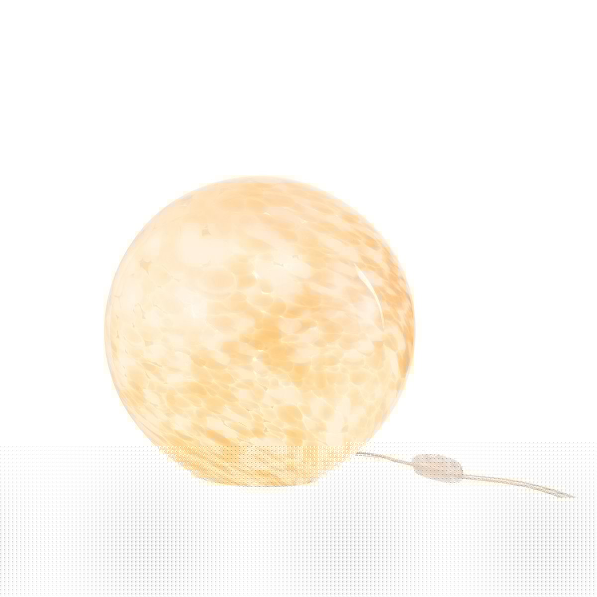 J-Line - Lamp Melissa Rond - Glas - Beige - Large