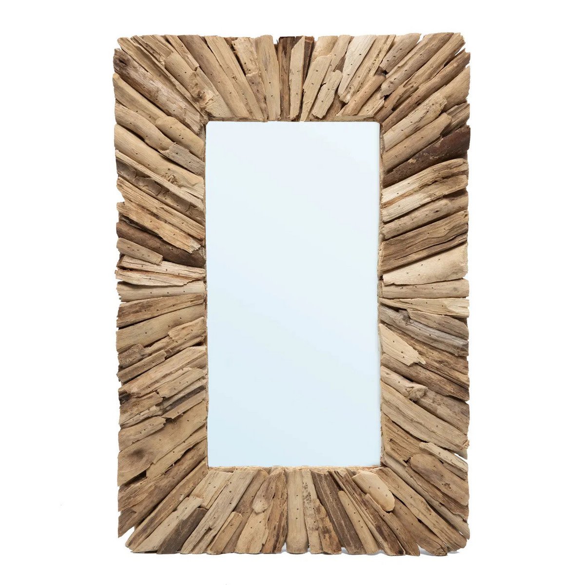 Bazar Bizar Living - De Driftwood Framed Spiegel - Naturel - M