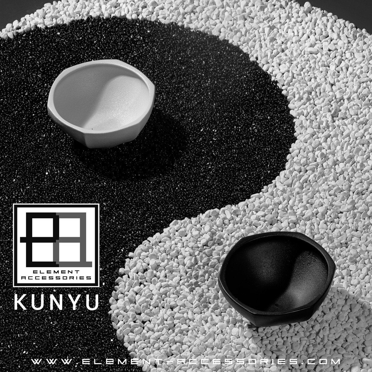 Element Accessories - Kom in moderne Aziatische stijl, hoogwaardig design en afwerking, KUNYU22ZW