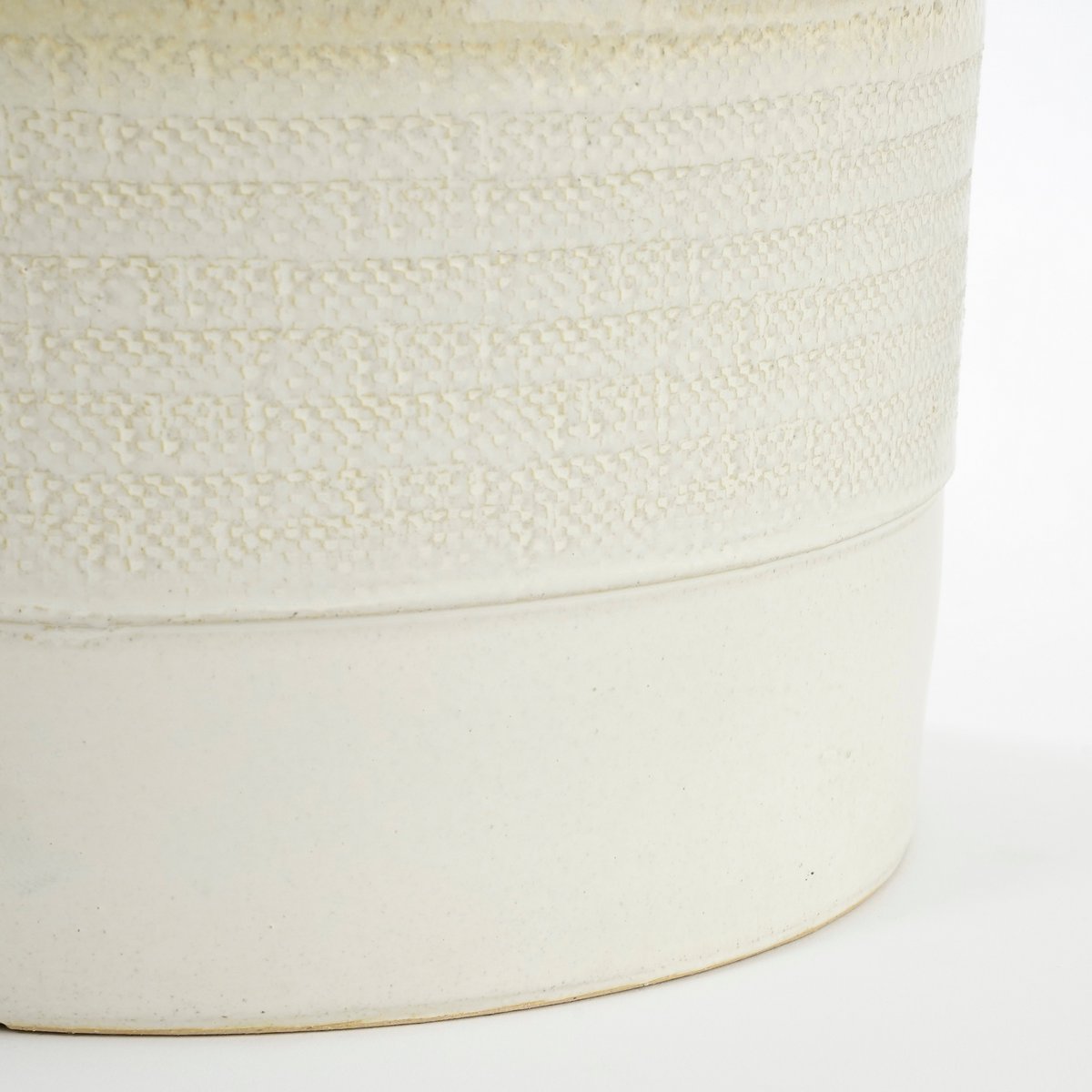 Mica Decorations - Olof Bloempot - H24 x Ø26 cm - Terracotta - Crème