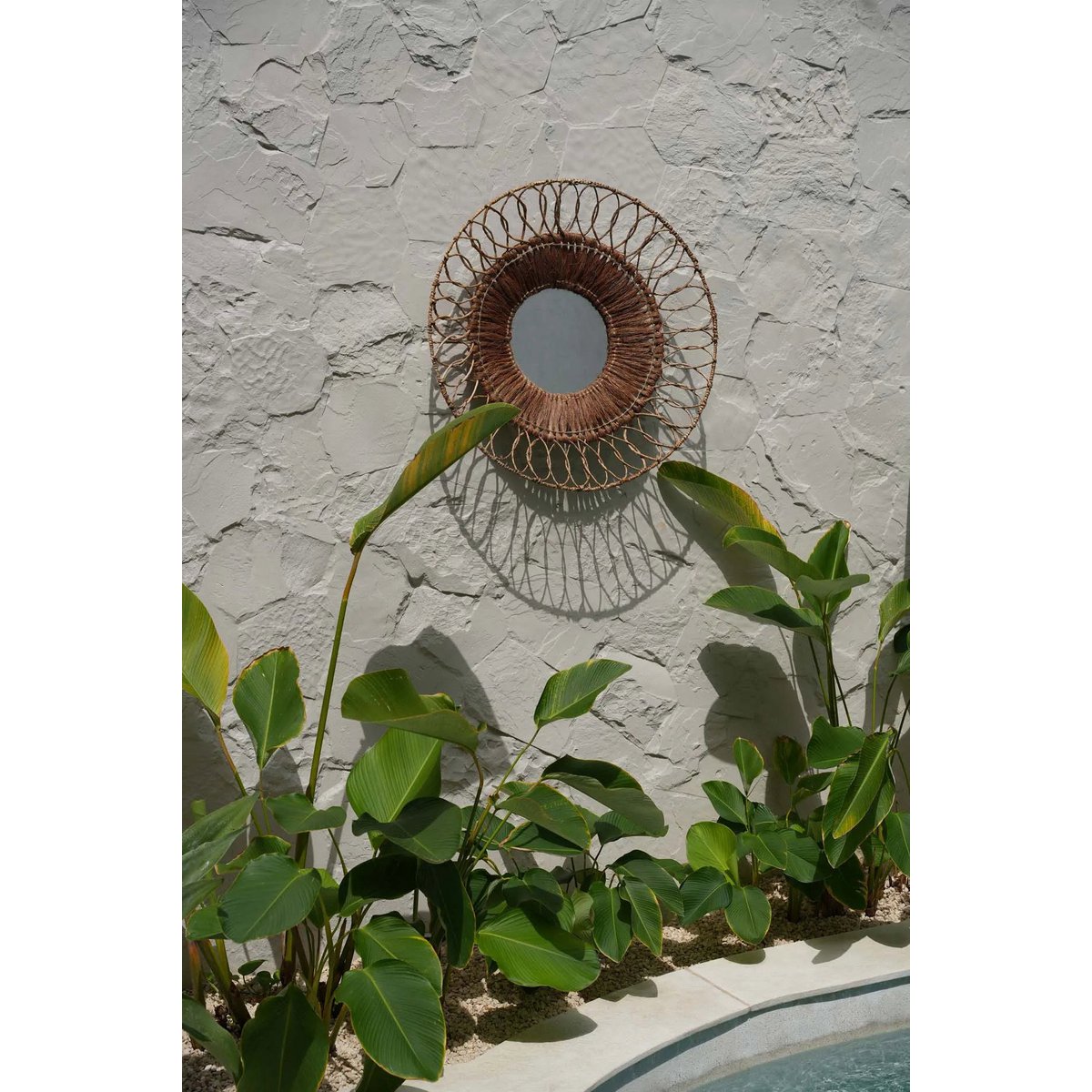 Bazar Bizar Living - De Montezuma Spiegel - Naturel