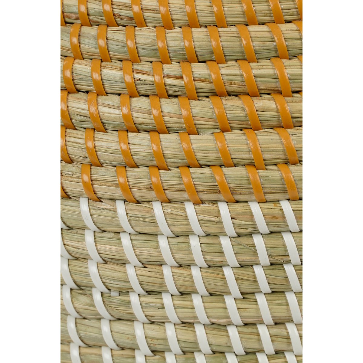 Mica Decorations – Milou Aufbewahrungskorb – 2er-Set – H43 x Ø50 cm – Seegras – Gelb