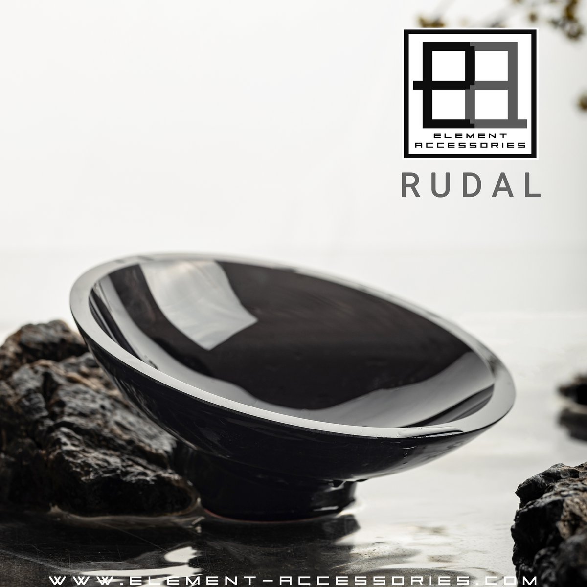 Element Accessories - Grote schaal modern innovatief design, RUD12ZW, luxe glas
