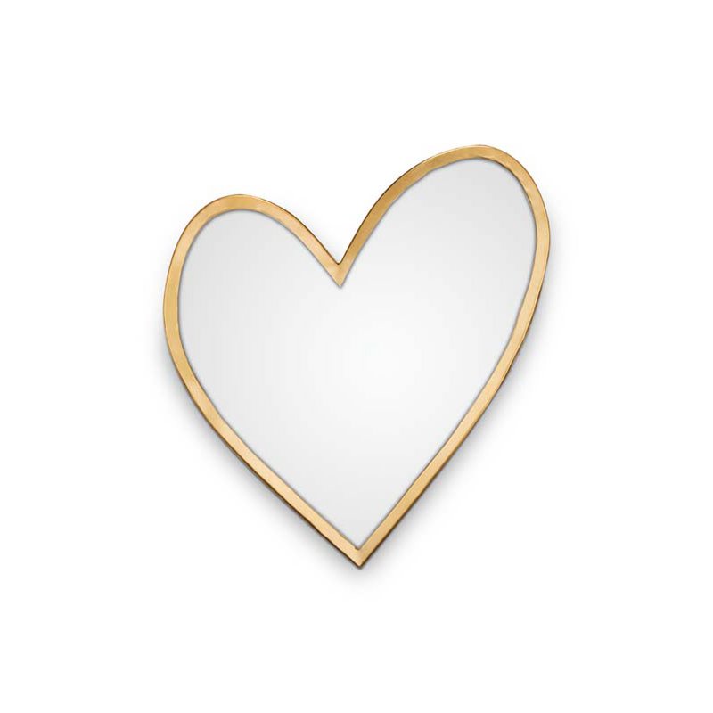 vtwonen - Spiegel Hart Goud 30cm