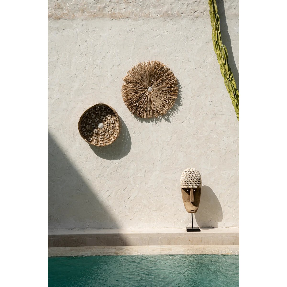 Bazar Bizar - Teller 'Caribe' (Naturweiß, M)