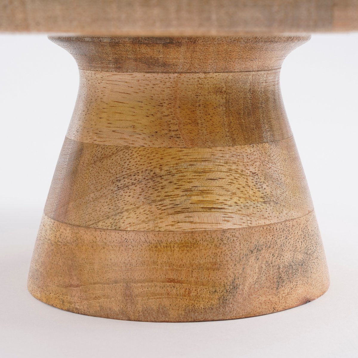 Mica Decorations - Tallo Taartplateau - H10 x Ø30 cm - 100% FSC Mangohout - Lichtbruin