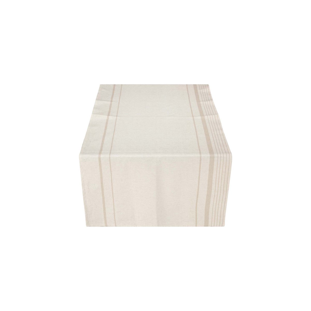 vtwonen - Tafelloper 'Run' (Naturel, 60x160cm)