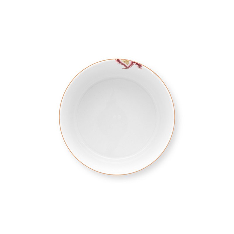 Pip Studio - Giftset Bowls 15cm & Chopsticks Oriental Flower Festival Dark Pink