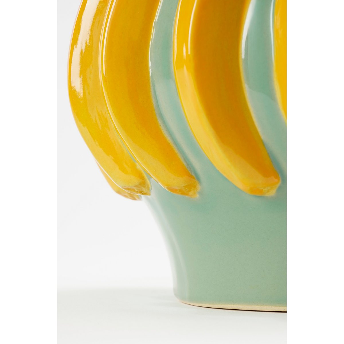 Mica Decorations - Moza Bloempot Binnen - H18 x Ø24 cm - Keramiek - Lichtgroen