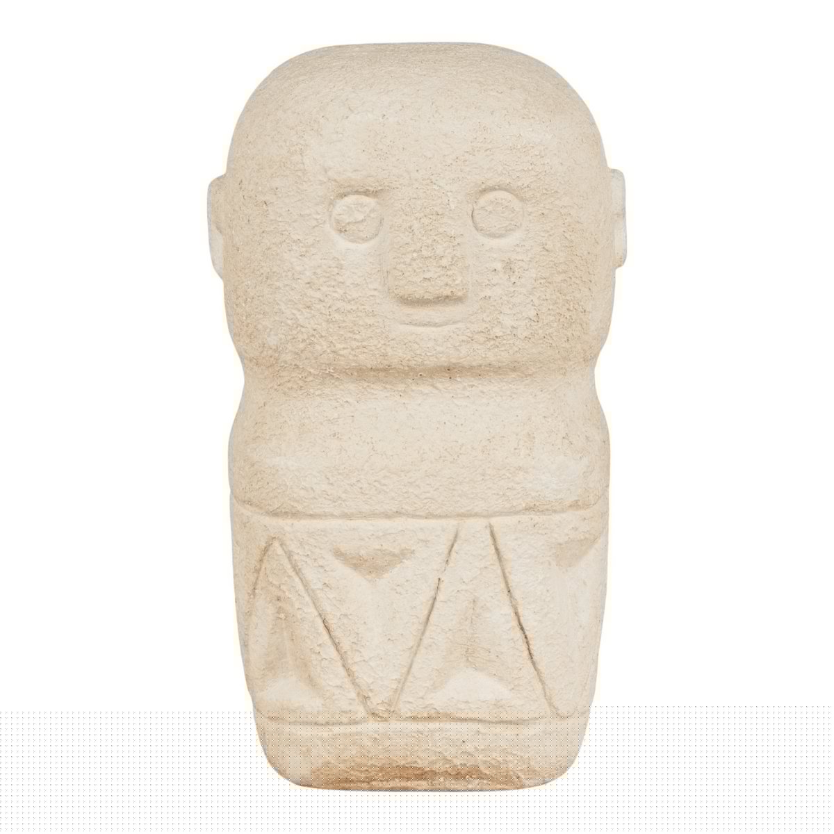 House Nordic - Decoratie - Decoratie in cement, beige, 5,5x5,5x10 cm