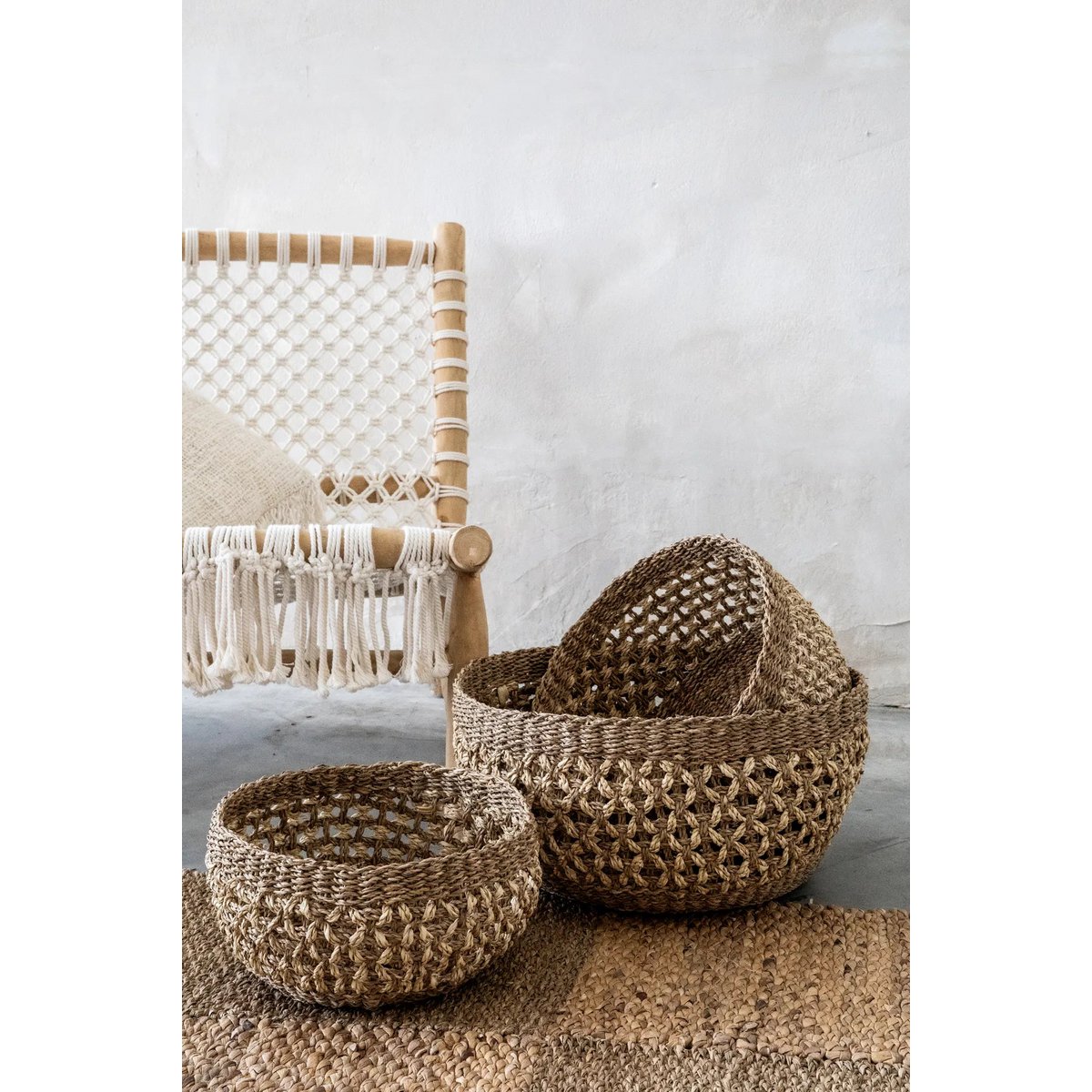 Bazar Bizar - Tapijt 'Paddle Field' (Naturel, 280x175)