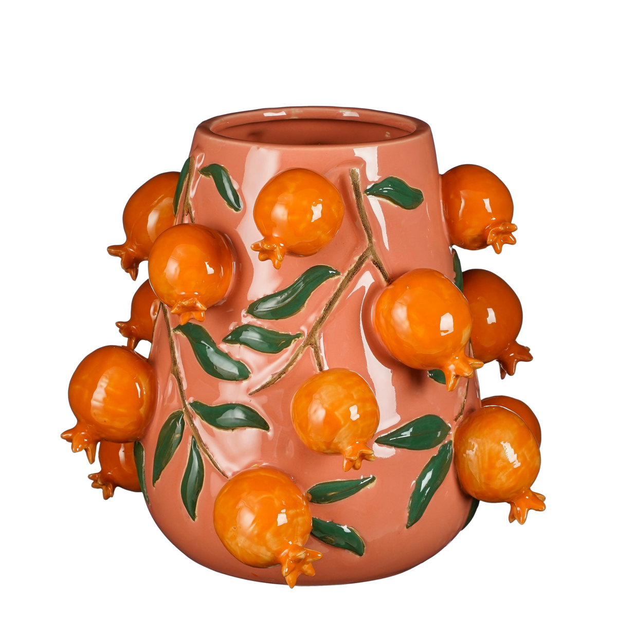 Mica Decorations - Melika Vaas - H31 x Ø34 cm - Keramiek - Roze