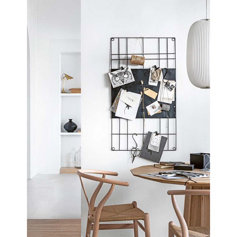 vtwonen - Memobord Magnetisch Draad Zwart 60x105cm