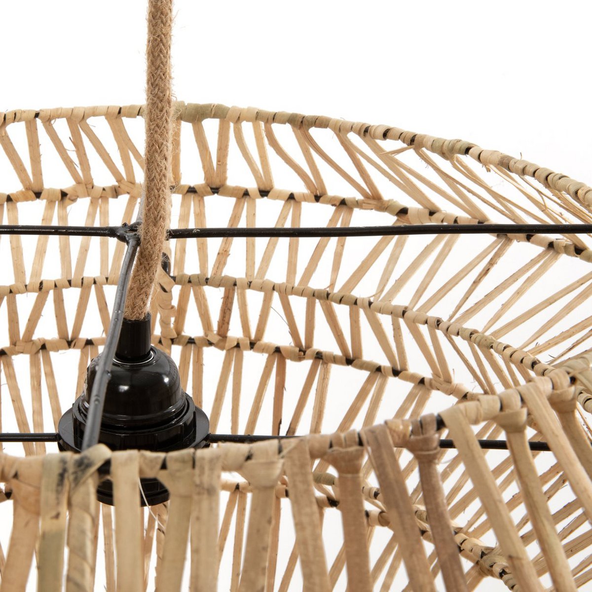 Bazar Bizar - Hängelampe 'Mad Moiselle' (Natur, M)