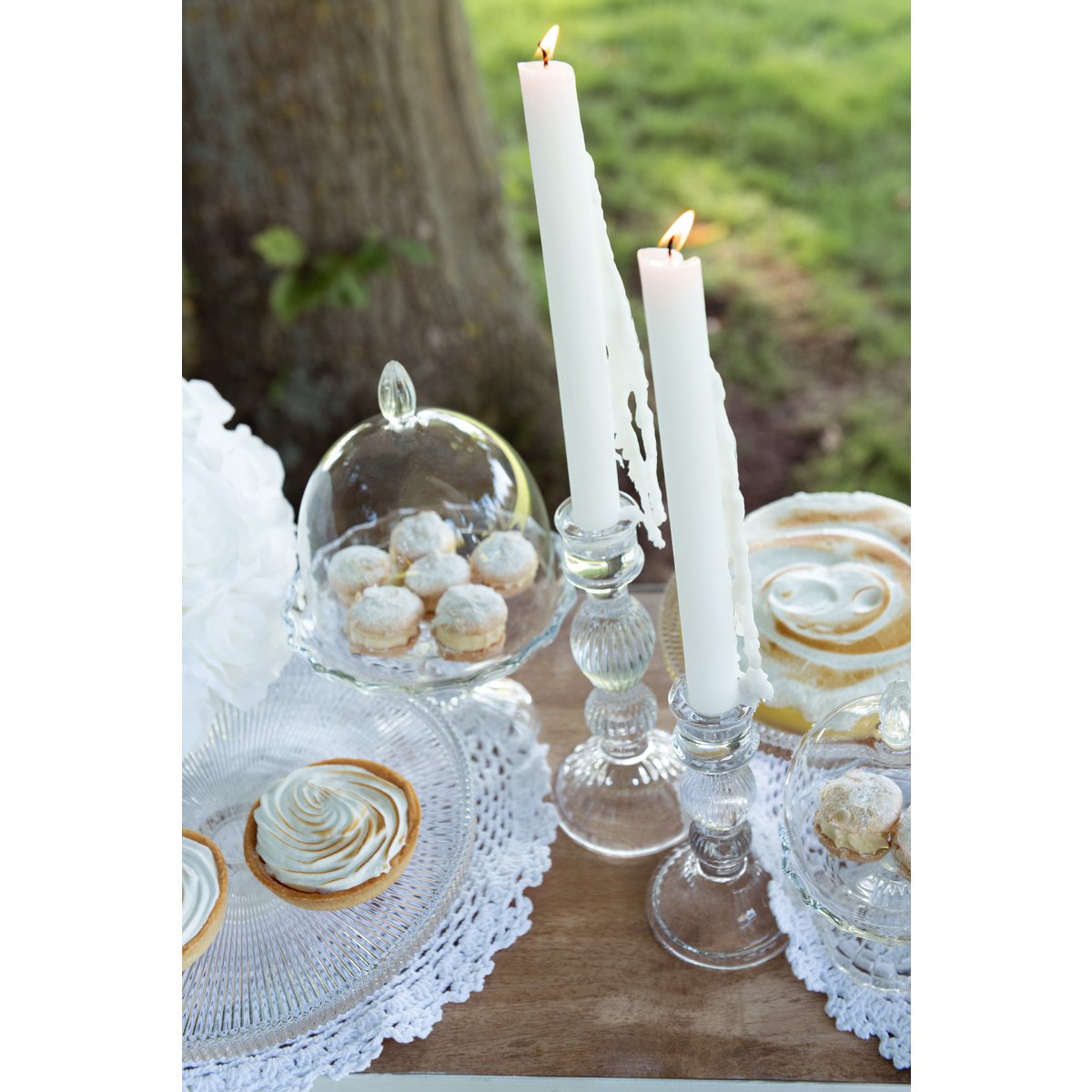 J-Line - Kandelaar Bol - Glas - Transparant - Large