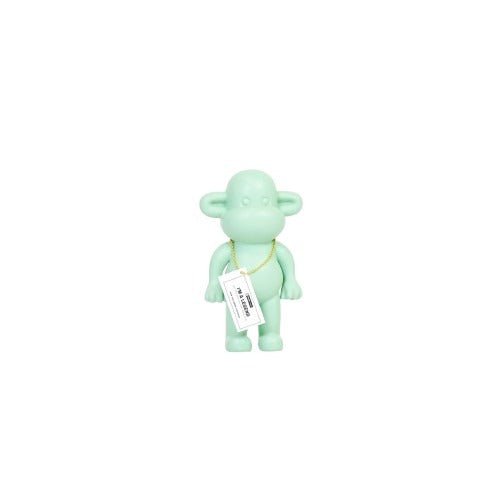 Housevitamin - Ornament - Monkey Figurine 'The Legend' - Polyresin - Mintgreen - 11x7x19cm