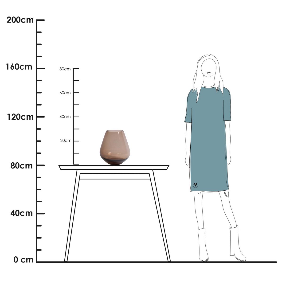 Vase the World - Vaas - Tasman Taupe