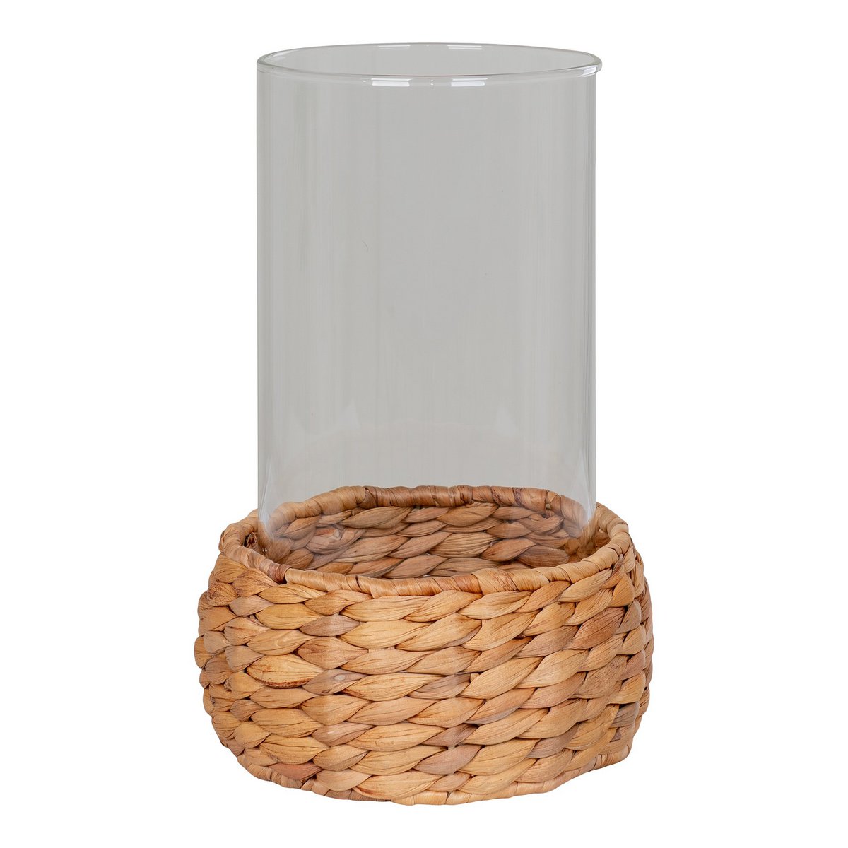 House Nordic - Hurricane Kaarsenhouder - Hurricane Kaarsenhouder, waterhyacint, ø19,5x26 cm