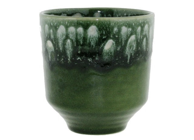 Ceramics Limburg - Bloempot 'Otis' (Groen, 15.5cm)