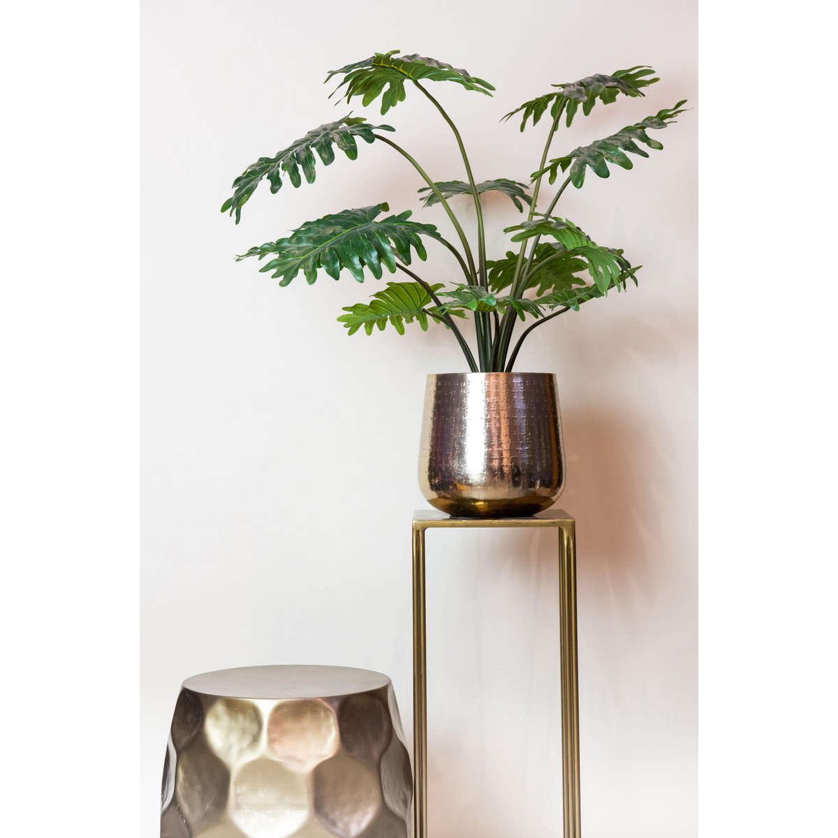 Green BoutiQ - Kunstplant - Philodendron - 60 cm