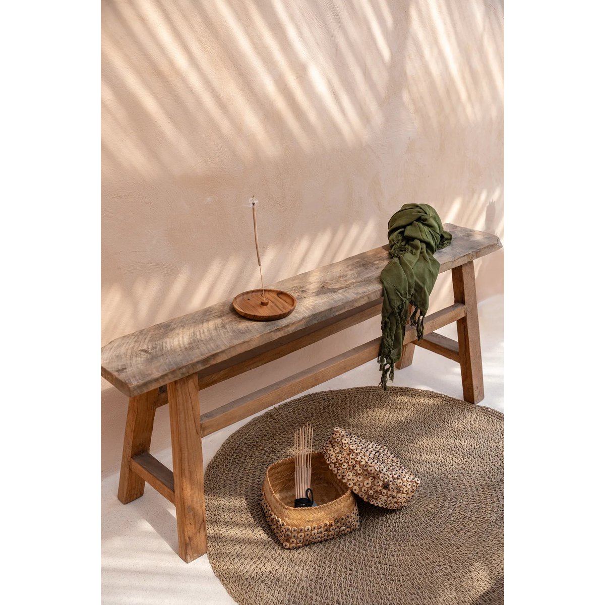 Bazar Bizar - Tapijt 'Seagrass' (Naturel, 100cm)