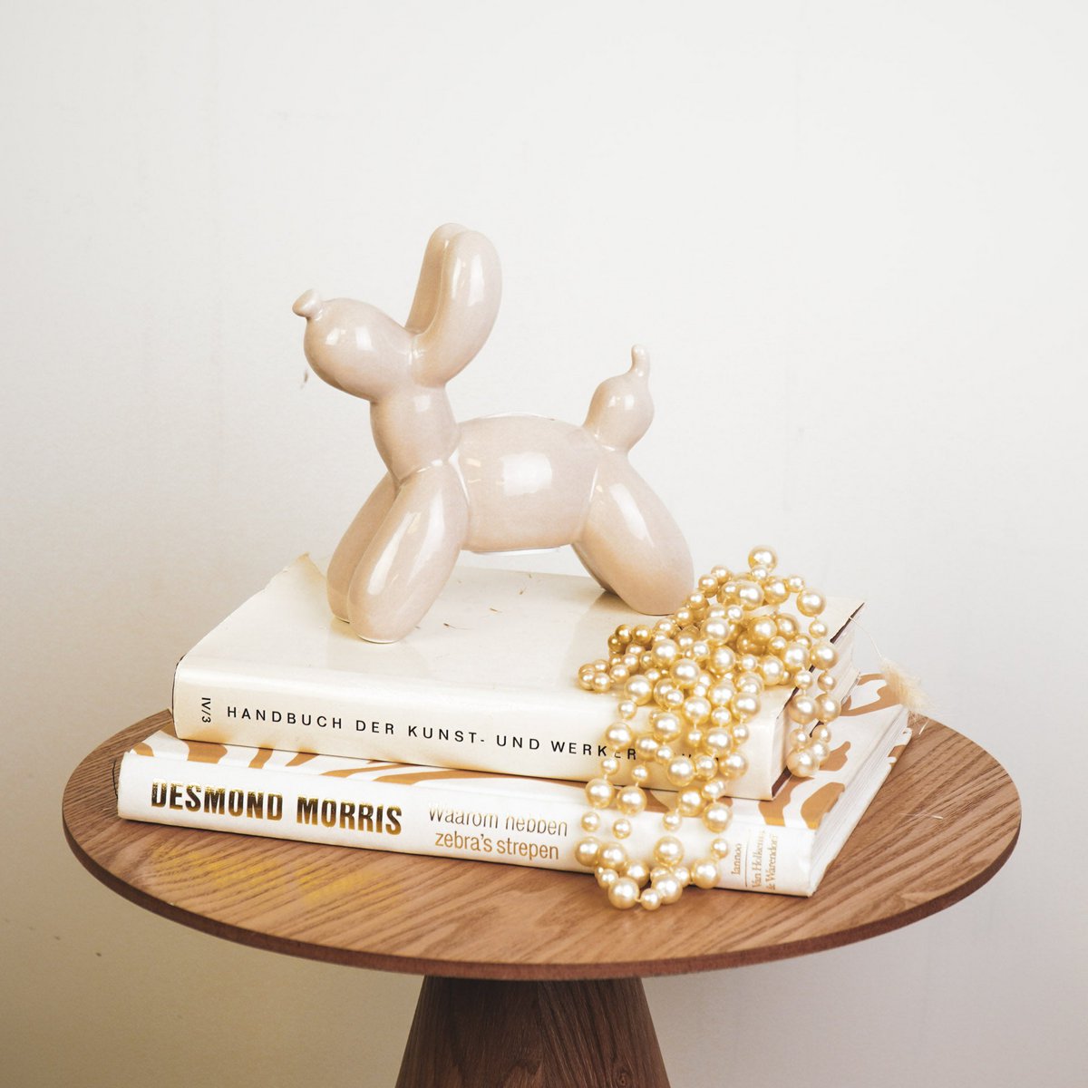 Housevitamin - Ornament- Spaarpot Ballon Hond- Keramiek- Zand-17x7x17cm