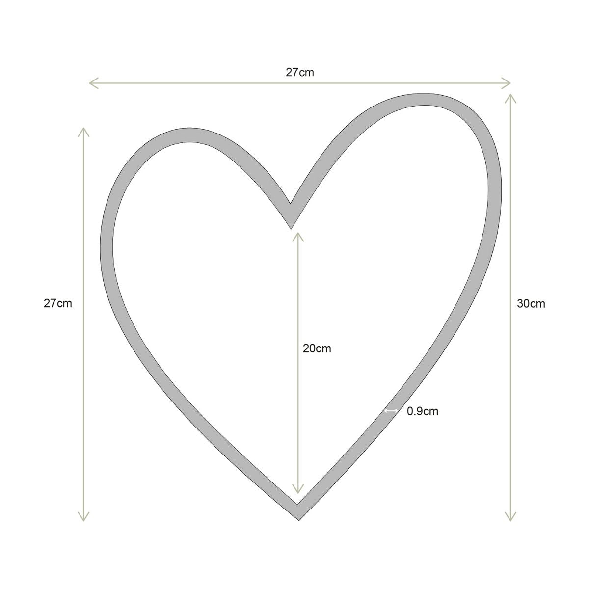 vtwonen - Spiegel Hart Goud 30cm