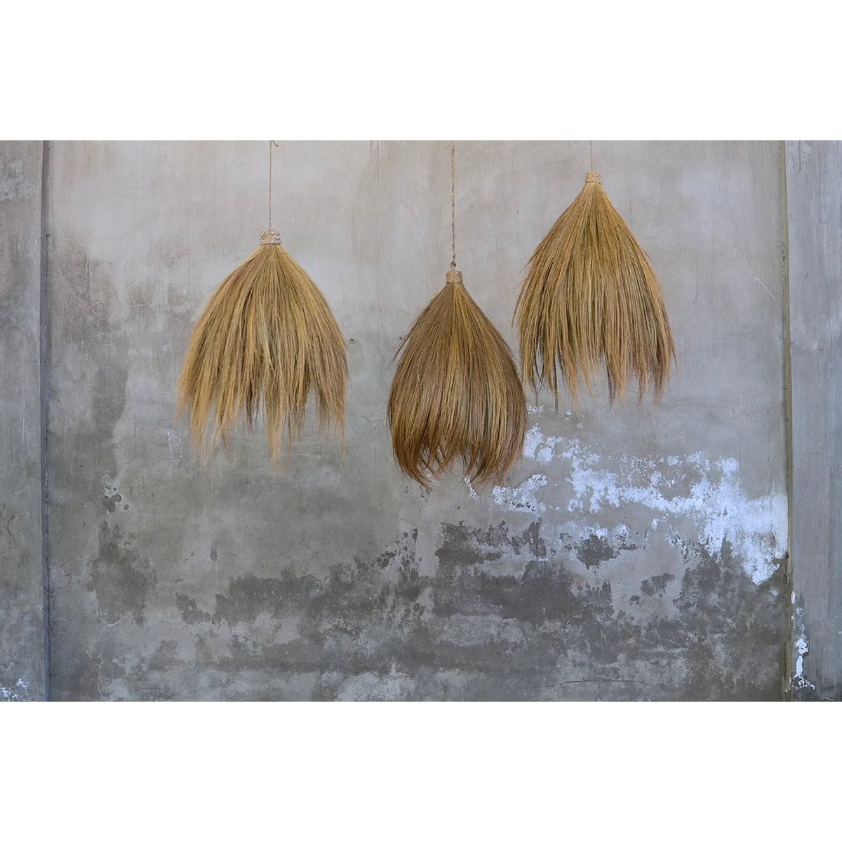 Bazar Bizar - Hängelampe 'Rayung Hut' (Natur, M)