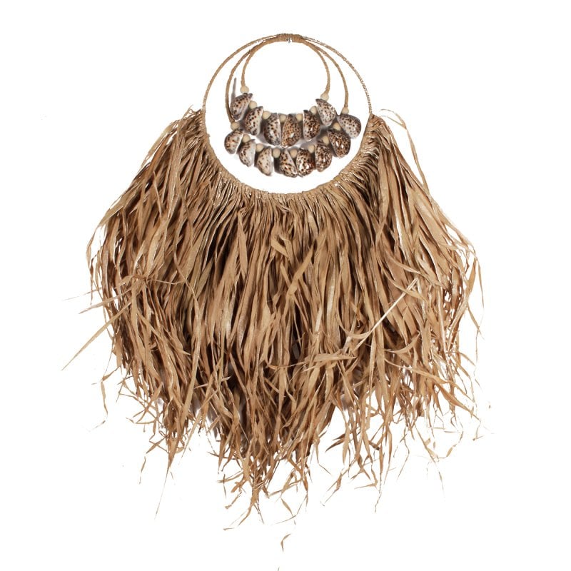 Pole to Pole - Raffia schelp wanddecoratie