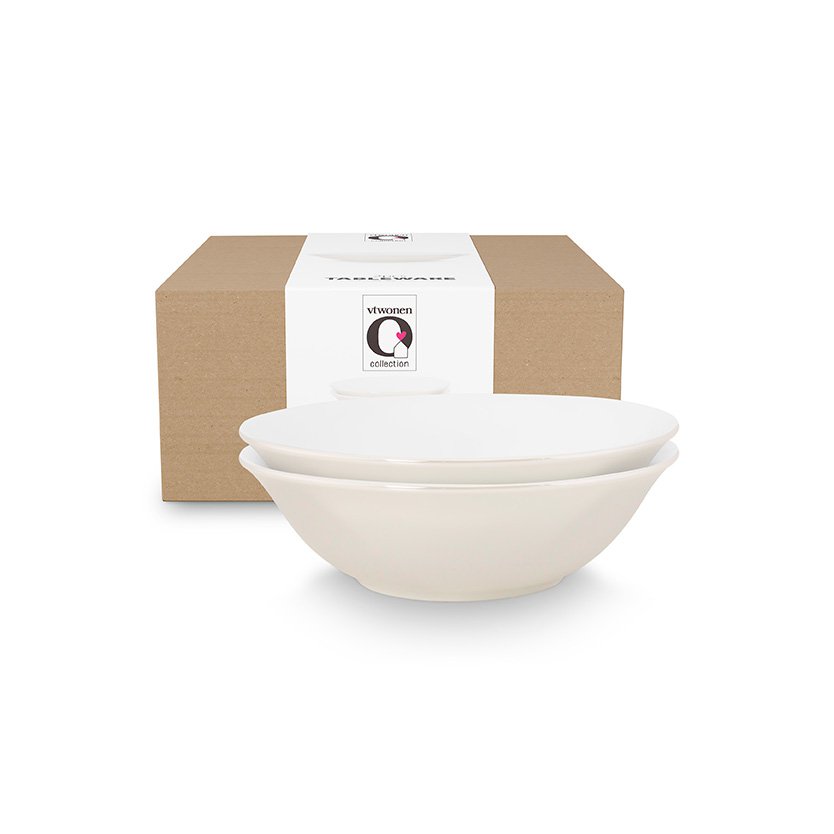 vtwonen - Set/2 Kommen Parel 18cm