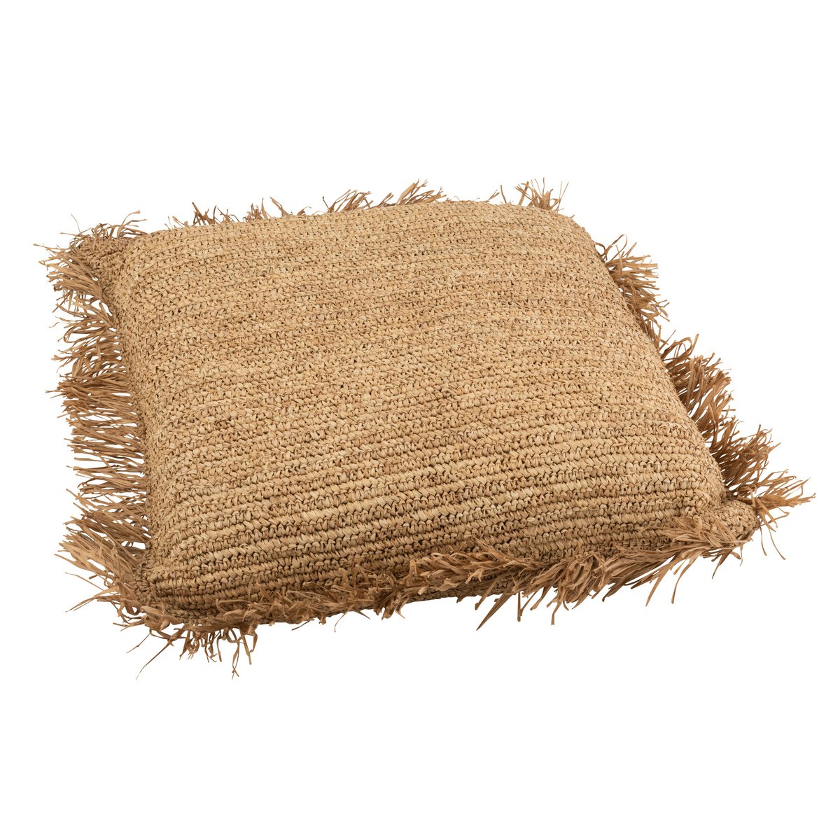 J-Line – Kissenquadrat – Jute – Natur – Groß