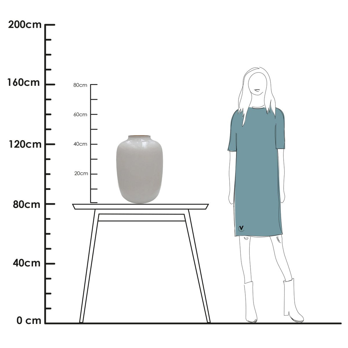 Vase the World - Vaas - Artic ivory