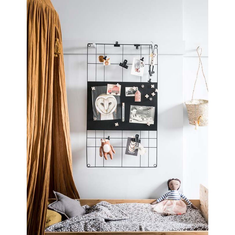 vtwonen - Memobord Magnetisch Draad Zwart 60x105cm