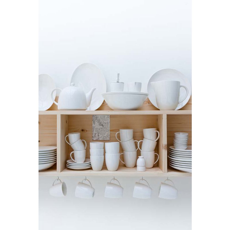 vtwonen - Set / 16 Geschirr Rohweiß