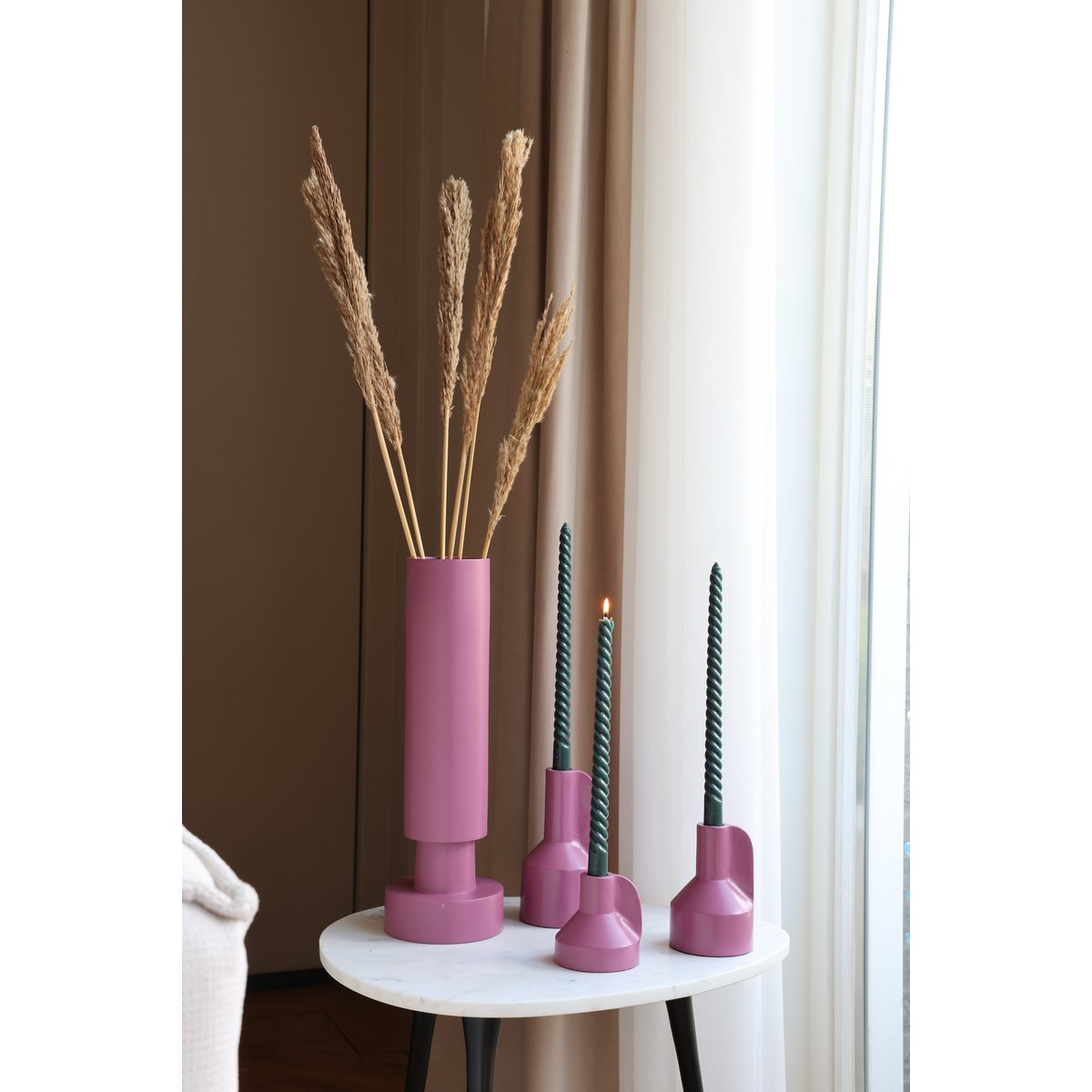 Vase the World - Candlestick - Chasico Mauve