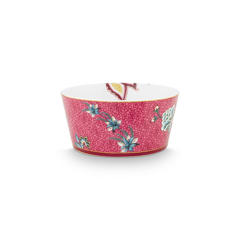 Pip Studio - Giftset Bowls Oriental Flower Festival Dark Pink 12cm