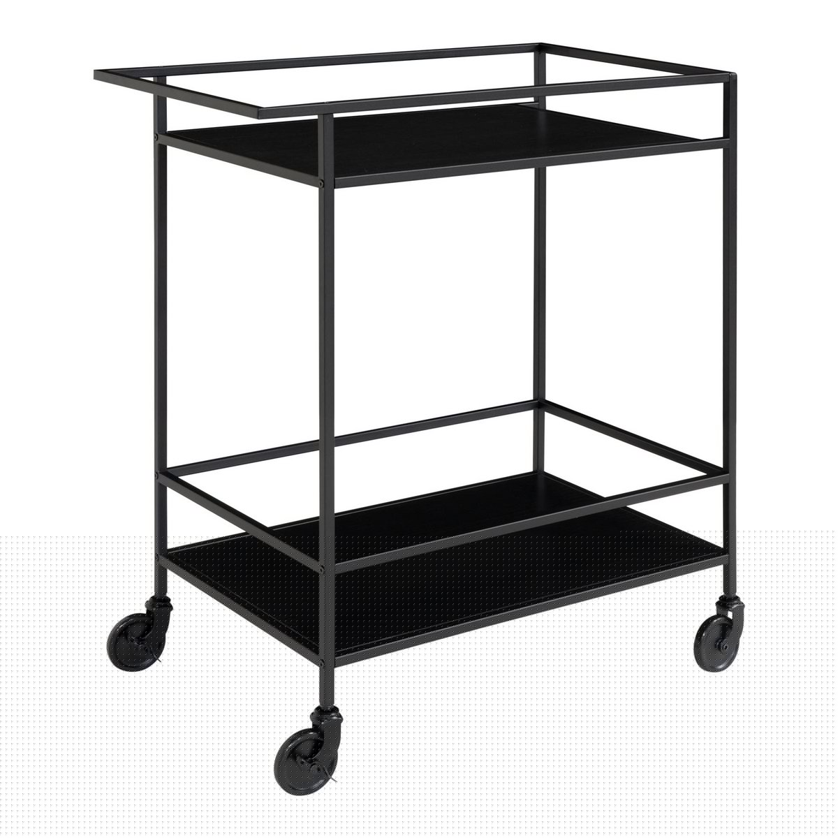 House Nordic - Vita Bartrolley - Zwart, 68x40x79 cm