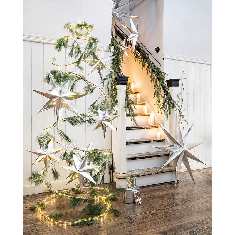 vtwonen - Kerstboom 'Spiral' (Metaal, Zilver)