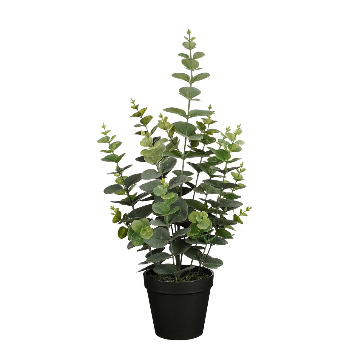 Mica Decorations - Eucalyptus Kunstplant in Bloempot - H53 x Ø23 cm - Groen