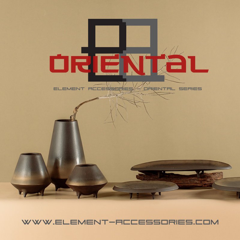 Element Accessories - Moderne keramische high-end design schaal East+West, OTA15BB