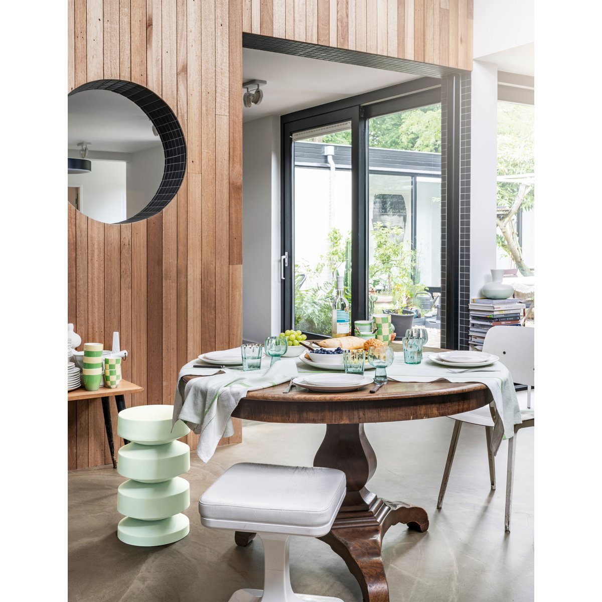 vtwonen - Bijzettafel 'Matt' (Aqua)